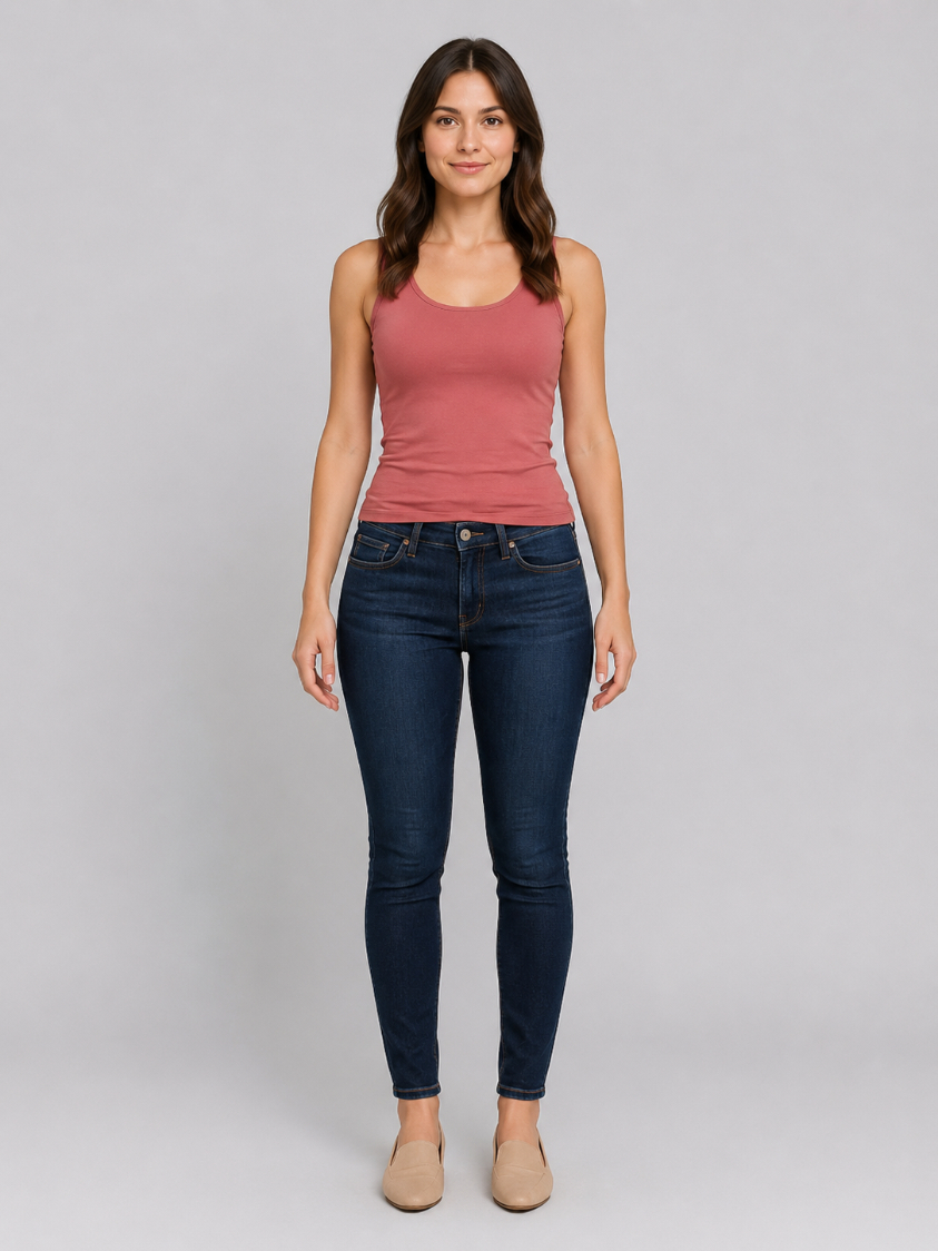 Correct full-body front photo example